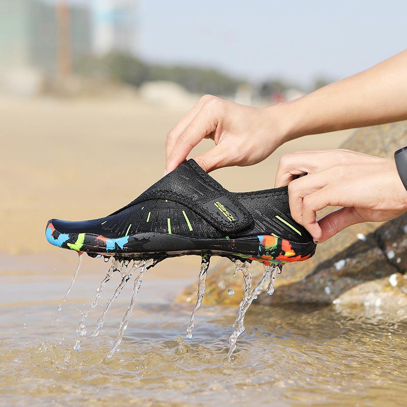 Summer Breathable Non-slip Wear-resistant Wading Upstream Shoes For Men Women Couple Models Water Sports Water Shoes Beach Shoes