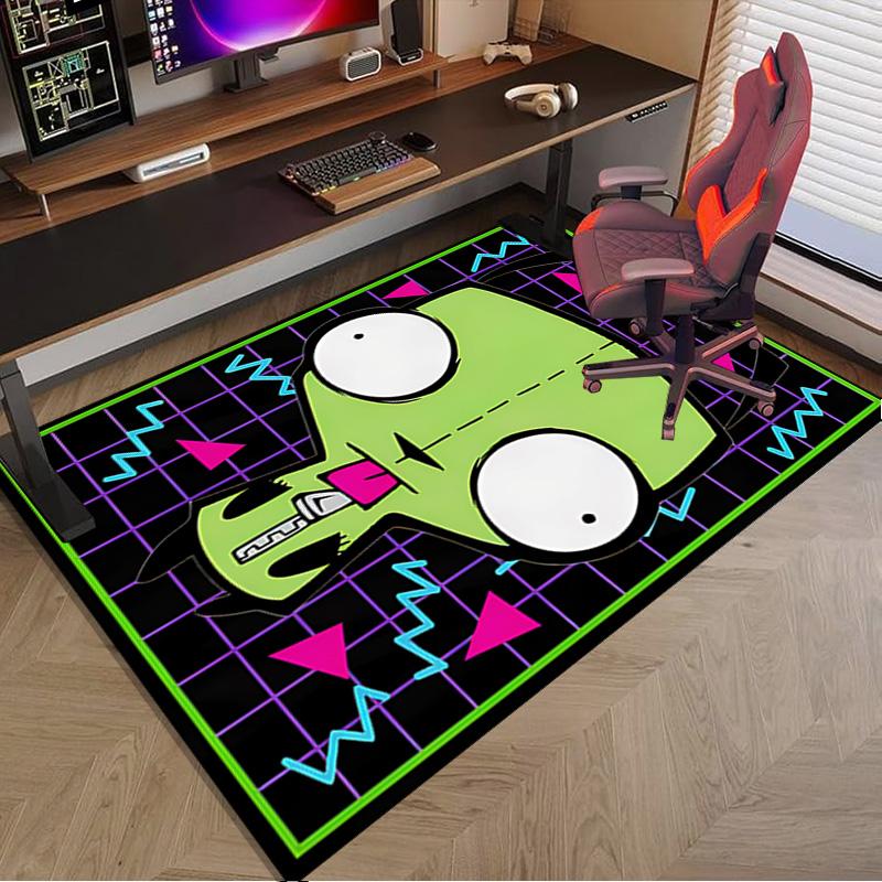 Alien Invasion Pattern Carpet, Chair Rug,Rug for Office Bedroom living rooms, Doormat decor Fan Gift Christmas Gift