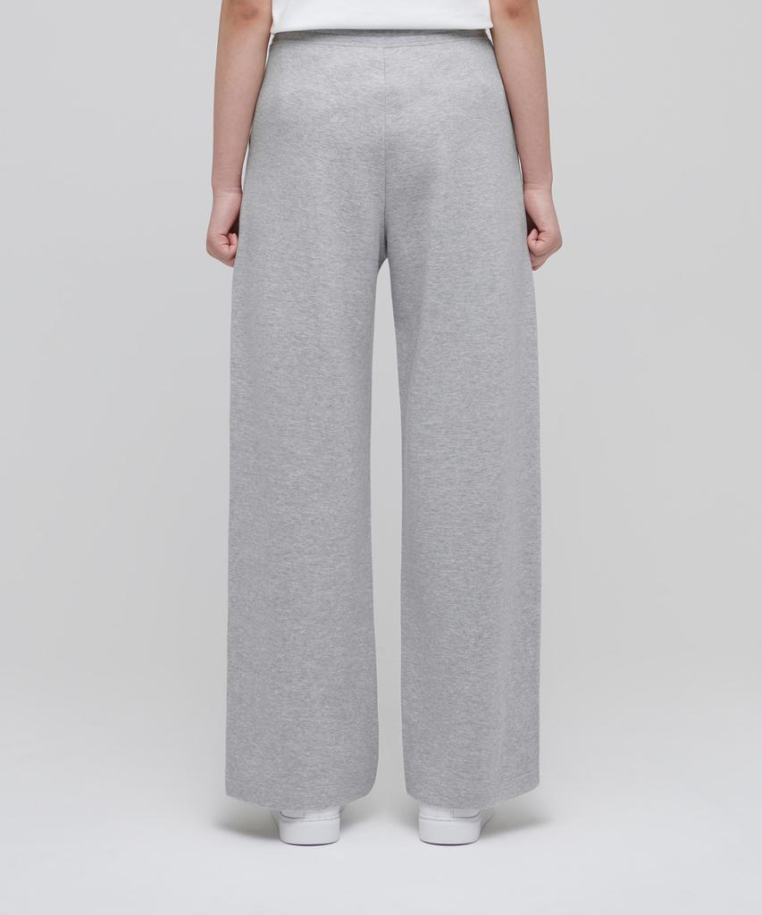 MUSINSA STANDARD WOMAN Women'S Flat Terry Wide Lounge Sweatpants [Medium Grey]