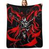 Hellspawn Throw Blanket Breathable Lightweight Blanket for Adults Kids