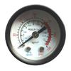 Pressure Gauge with Dual Scale 0-180PSI 0-12Bar for Air Compressor Water Oil-Gas