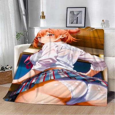Pikniková přikrývka na pohovku Luxusní povlečení Hentai Domácí interiér Domov a dekorace Nadýchané měkké přikrývky Postavy Kolena Nap &;