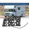 12V Motorhome Fridge Vent Fan Kit with 2 Fans and Bracket for Refrigerator Side Vent Heat Exhaust in Travel Trailers for Side Opening Service