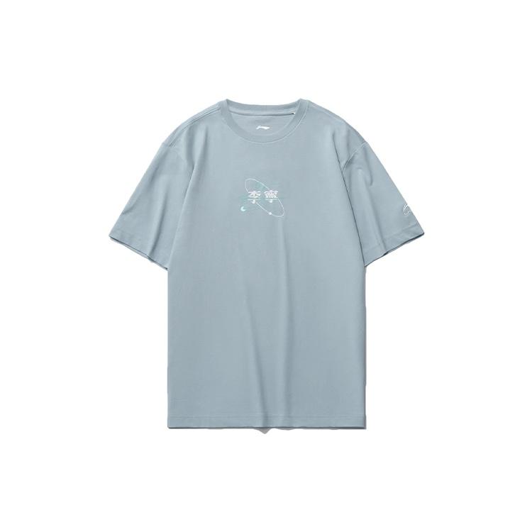 Li-Ning Atom Graphic T-shirt  Blue  Men s AHST735-3 M