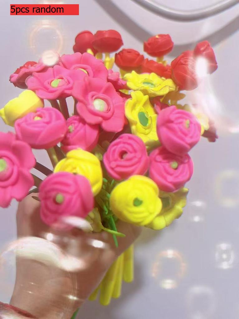 Gift Creative Camellia Kawai Gel Pen Cute Cartoon Learning Stationery Flower Personalized Office School Supplies Lovely