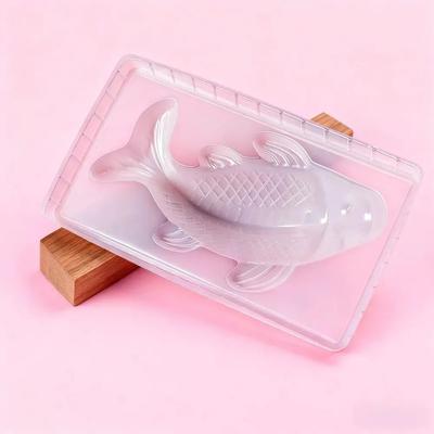Bakform PP Fiskformad Kakform Modern Minimalistisk Oregelbunden DIY Hemmabruksform Återanvändbar