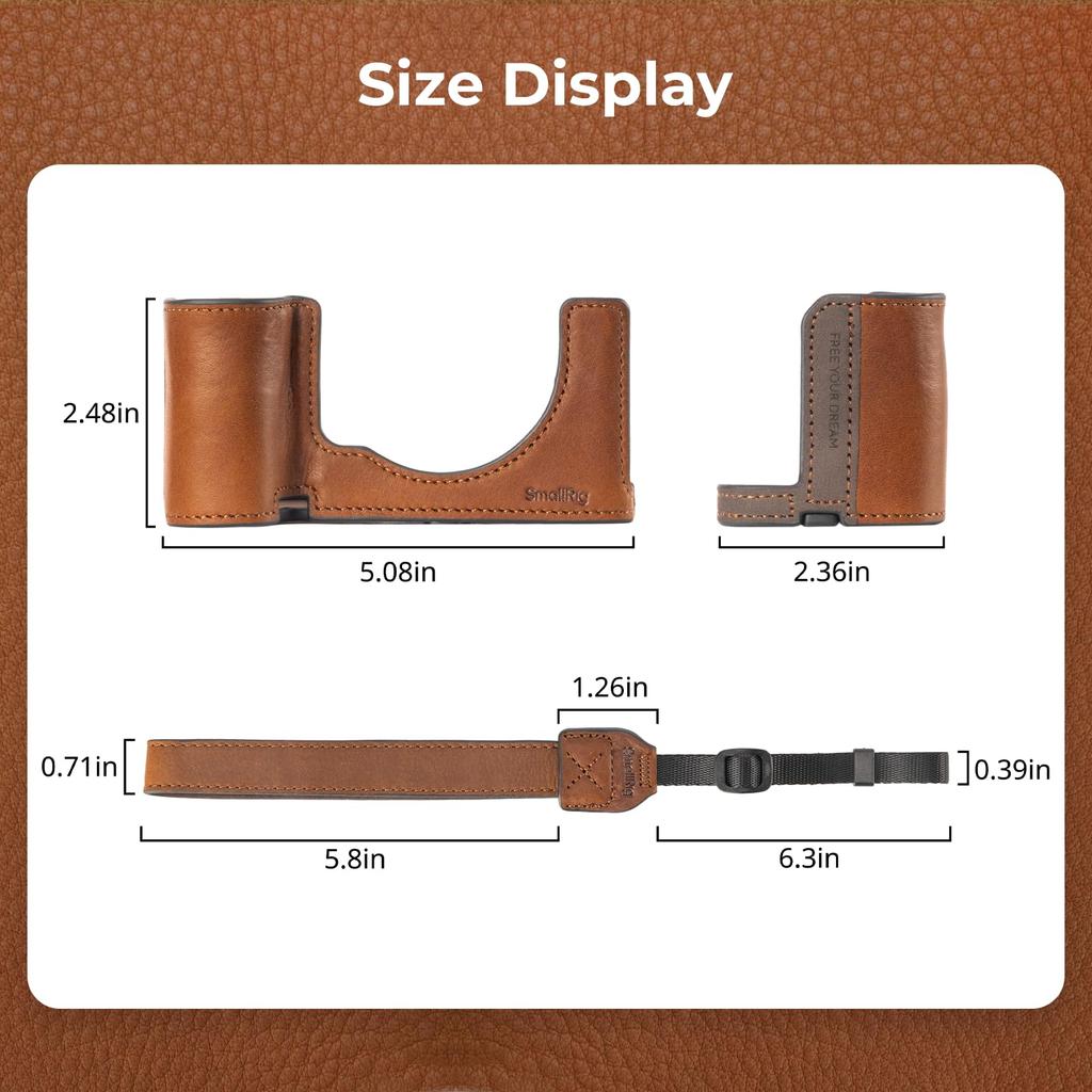 SmallRig Camera Leather Case Kit 5015 for Sony Alpha 7C II/Alpha 7CR
