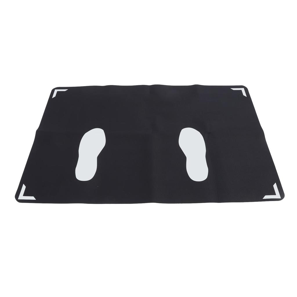 Baseball Hitting Mat with Toes Facing Rubber Improved Skills Baseball Batter Stance Practice Training Mat for Swing