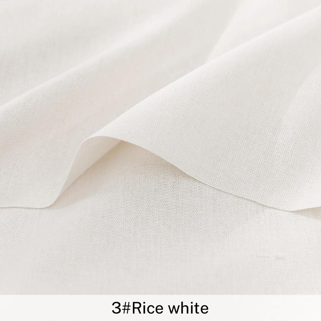 135x50/200cm Soft Faux Cotton Linen Fabric For Decorative Cloth Curtain  Clothing Tablecloth Handmade DIY Sewing Fabric W300022