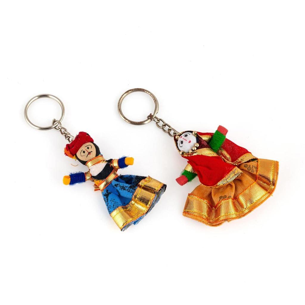 Handmade Multi-Colour Keychain