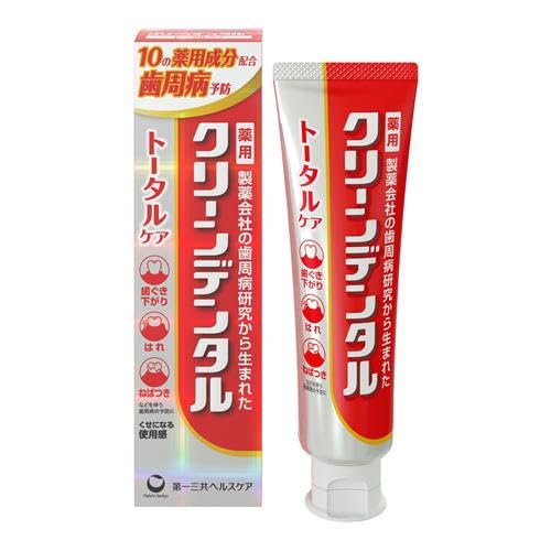 Clean Dental Total Care Medicated Toothpaste, 100g X 2 Pack