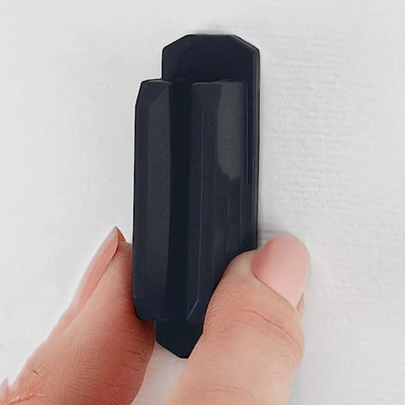 Silicone Pen Holder Desktop Marker Pen Ballpoint Pen Pencil Storage Clip Anti-lost Anti-fall Self-Adhesive Pen Holder Organizer
