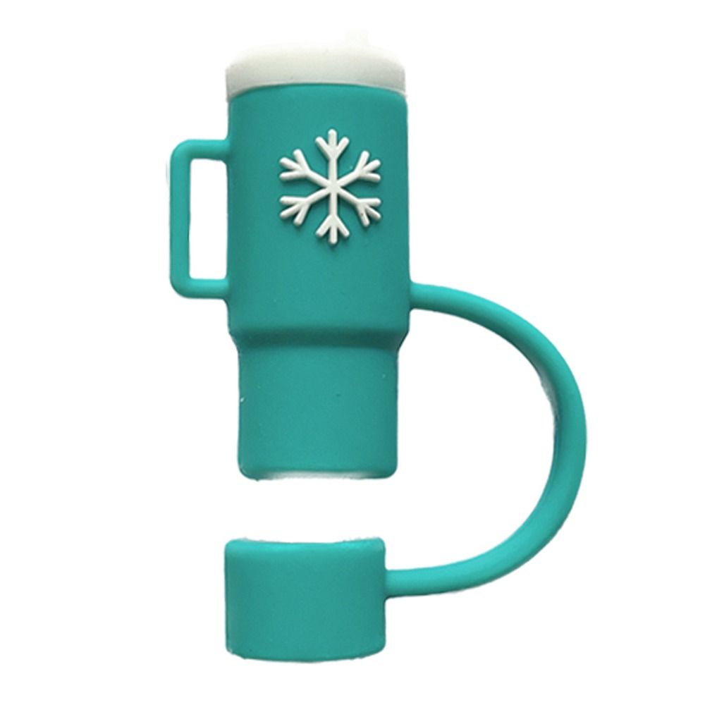 Splash Proof Silicone Straw Tips Cover Airtight Dust-Proof Straw Caps for Stanleys Bar