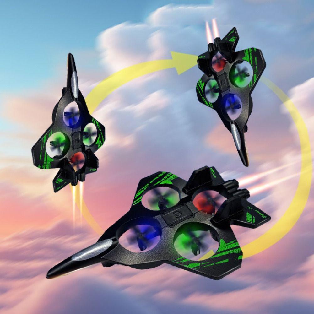 Gravity Sensing Remote Control Foam Fighter Rechargeable RC Hobby Jet Plane  Home Decor