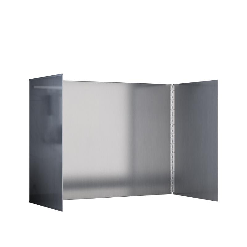 Oil Baffle Kitchen Stainless Steel Oil Baffle Thickened High Temperature Gas Stove Heat Insulation Plate Easy To Clean