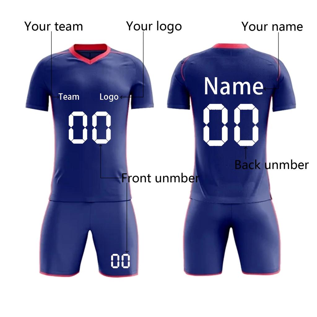 DIY-tilpassede fotballdrakter i to deler for voksne og barn