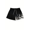 Hot-selling American Basketball Shorts Flame Pattern 3D Printing Outdoor Casual Fast-drying Breathable Breathable Shorts Moto