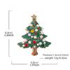 Christmas Series Brooch Snowman Christmas Tree Cat Garland Brooch Holiday Clothing Coat Accessories Women