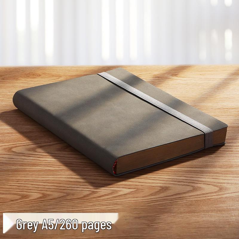 A5 Premium Soft Cover Business Meeting Notebook - Sheepskin, Thickened, 20 Sheets
