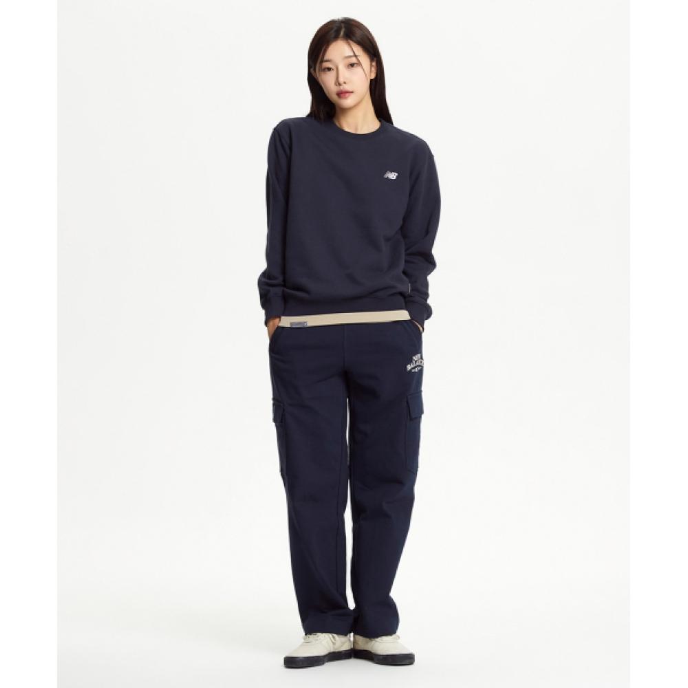 New Balance Nbnce41113 Uni Ess Classic Brushed Sweatshirt  Navy 
