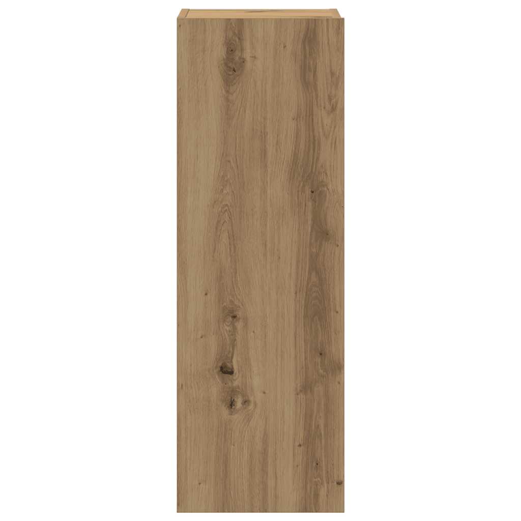 TV Wall Cabinets 4 pcs Artisan Oak Wood Based Material