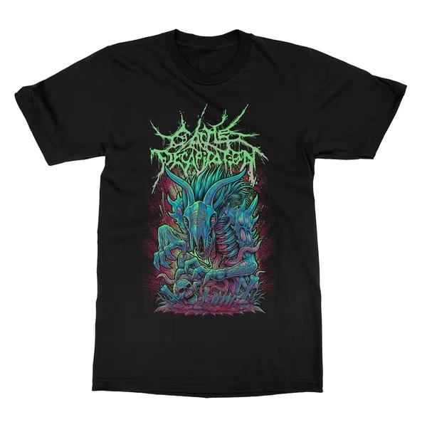 Hot Sale Cattle Decapitation Death Atlas Band Graphic Print TShirt Unisex Unisex Summer New Tee Streetwear Y2K Harajuku Fashion Top