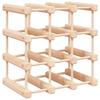 VidaXL Casier à vin pour 12 bouteilles 36x23x36 cm bois massif de pin 353750