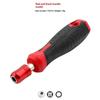 1/4" Mini Ratchet Wrench Set Reversible Ratchet Socket Wrench Hex Bit Driver Cr-V Hand Tools For Bicycle Car Repair Diy