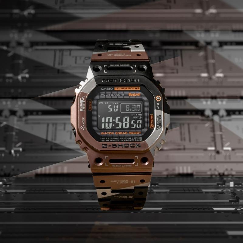 Casio G-SHOCK Men's 200M Water Resistant Shock Resistant Quartz Watch GMW-B5000TVB-1