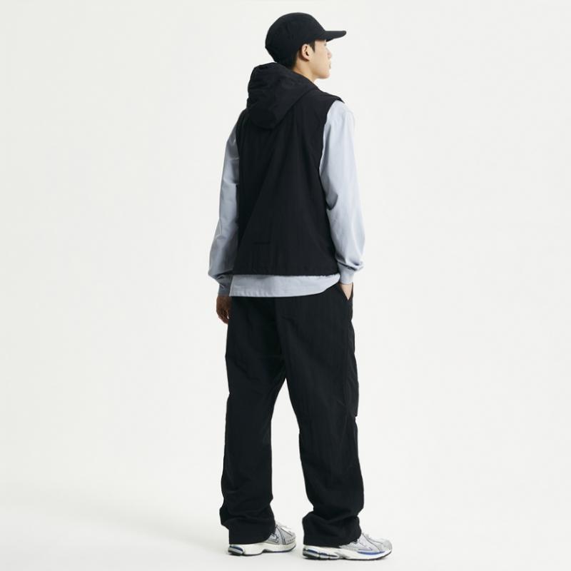 New Balance Nbnte11013 Uni Ess Heritage Woven Straight Pants Black