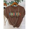 „FREUNDLICHKEIT ist kostenlos“ Bunte und süße Charity-Drucke T-Shirt Elegante Vintage-Damenkleidung, ein Geschenk für die Schulanfangszeit Schön