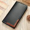 Retro Men's Leather Wallet, Versatile Leather Men's Long Wallet, Multi Slot Cow Pickup Bag for Men