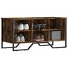 VidaXL Shoe Cabinet Smoked Oak 90x38x45.5 Cm Engineered Wood, Shoe Rack, Storage Cabinet of 848641