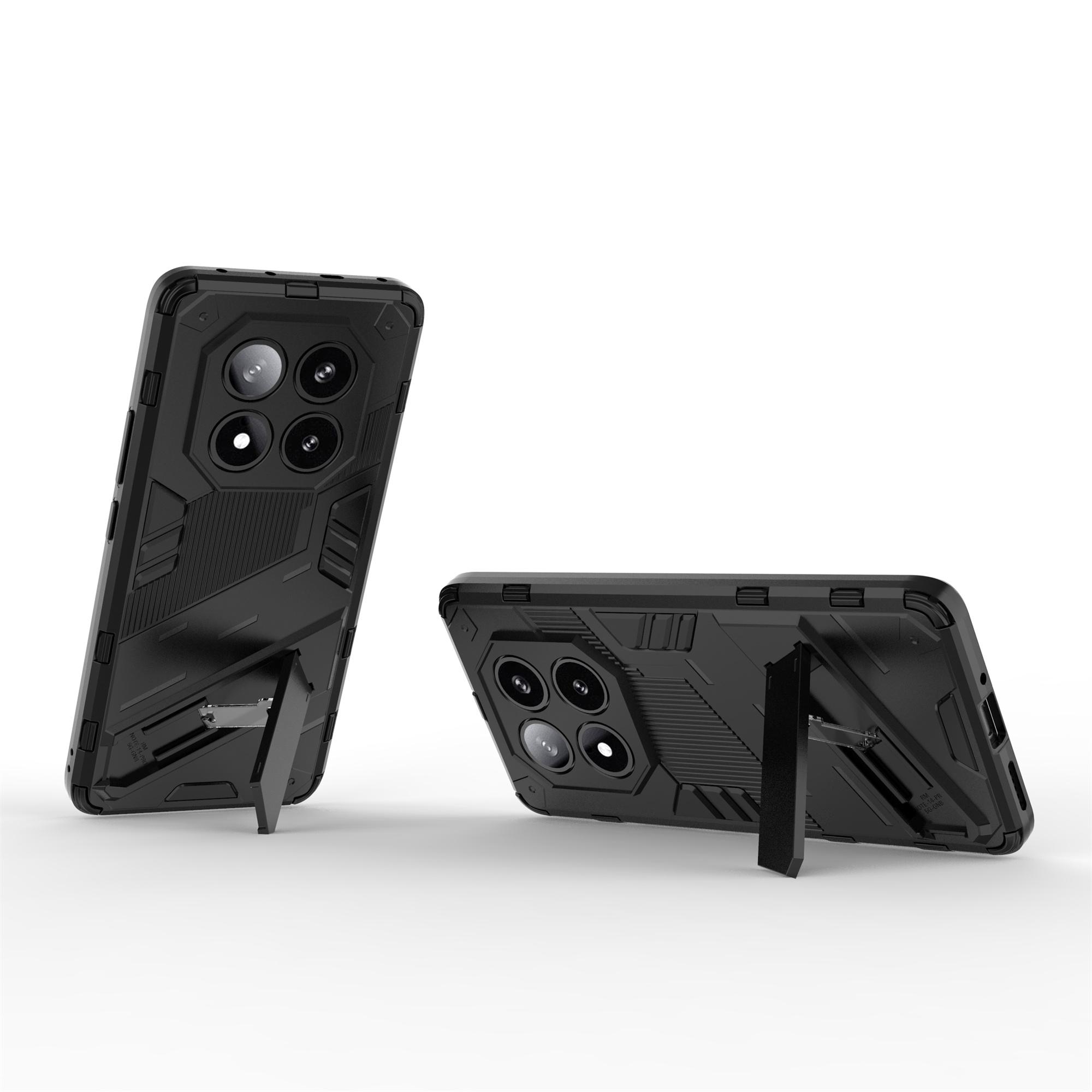 

Чохол для телефону Xiaomi Redmi Note 14 Pro 5G/Poco X7 5G, ударостійкий, з пластику та ТПУ, з підставкою Baby Blue