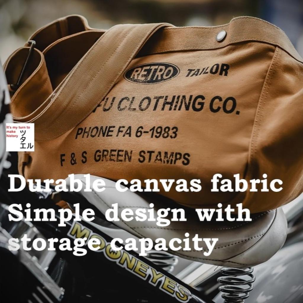 American Vintage Newspaper Boy Design Shoulder Bag [Tsutael] Bag/Retro