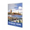Railway Museum Riverside Views London Micro Wood Print