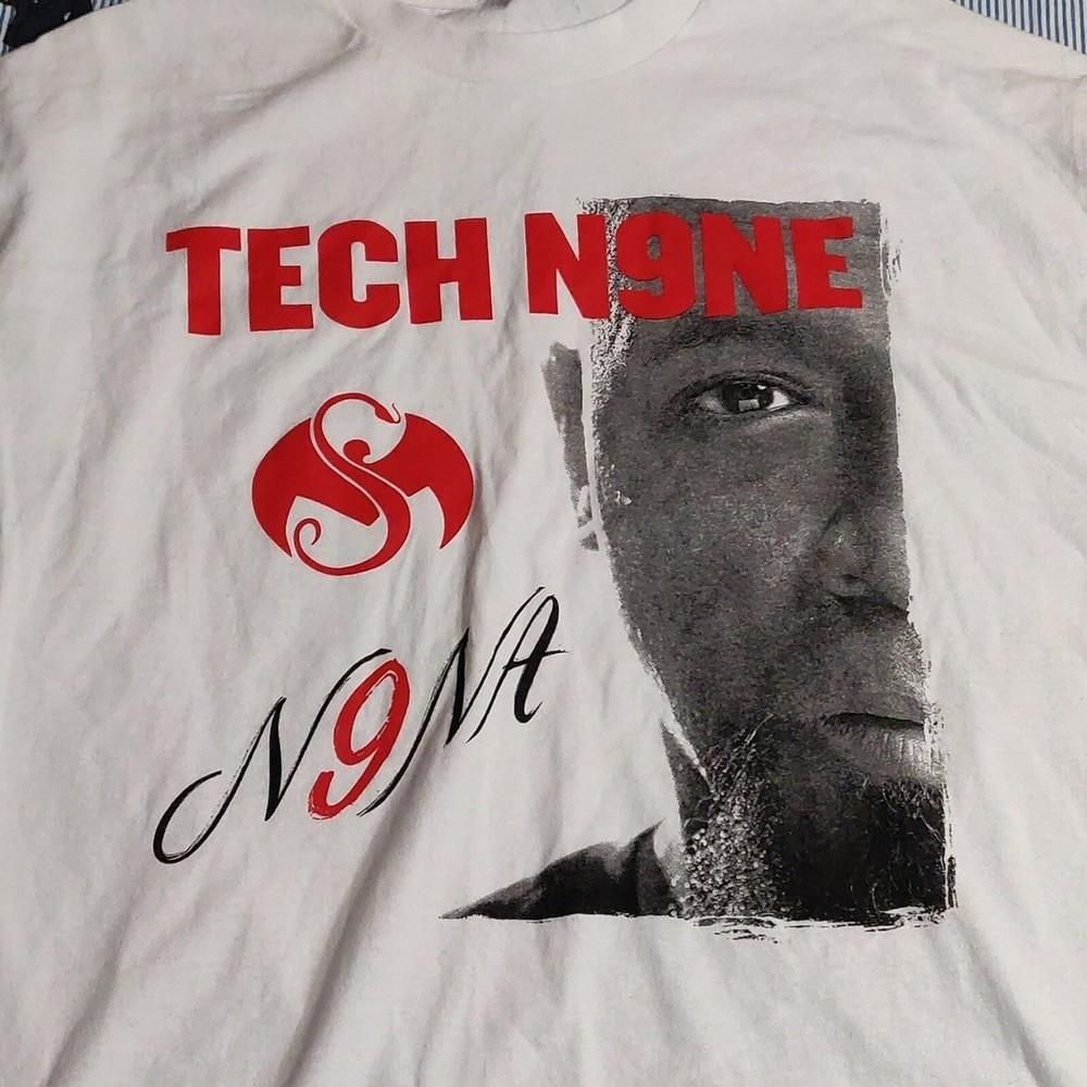 Rare! Tech N9ne Rapper Graphic Shirt Unisex Concert S to 5XL Free Shipping MQ359 Unisex T-Shirt XL