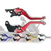 Motorcycle Brake Handle Adjustable Size Motorbike Modification Clutch Drum Brake Lever Handle with LED Light