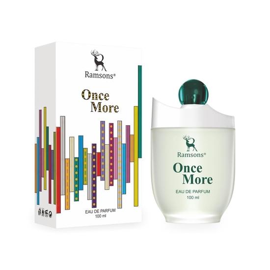 Ramsons - ONCE MORE Eau De Parfum | 100 ML |For Men | TN - Bergamot, Peach| MN - Mimosa, Vanilla Flower| BN - Leather, Vanilla, Musk