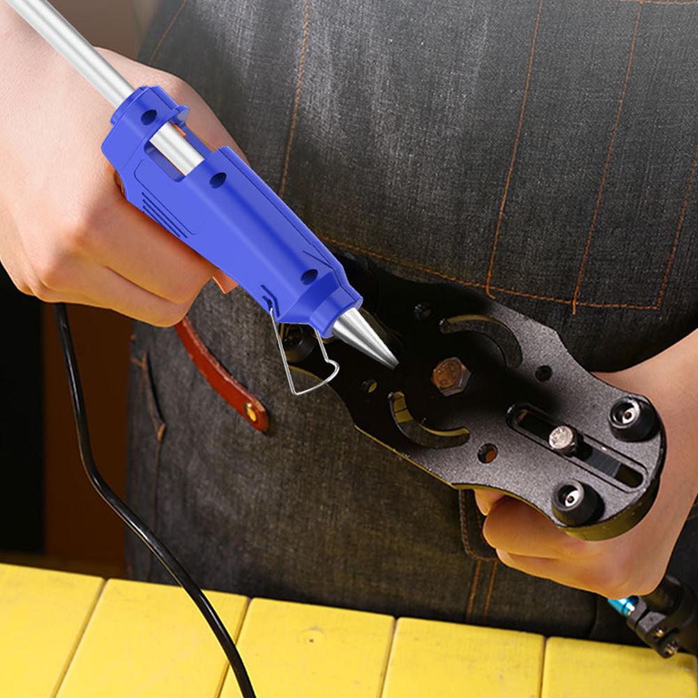 20W Portable Hot Glue Gun with 12 Glue Sticks Kids Handheld Mini Glue Gun Household Melt Glue Gun