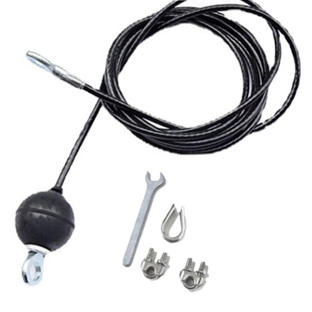 Náhradní fitness kladkový systém Gym lanko Ocelové lanko Šňůra pro domácí posilovnu Odolné kladkové lanko Gym lanko Ocelové lanko