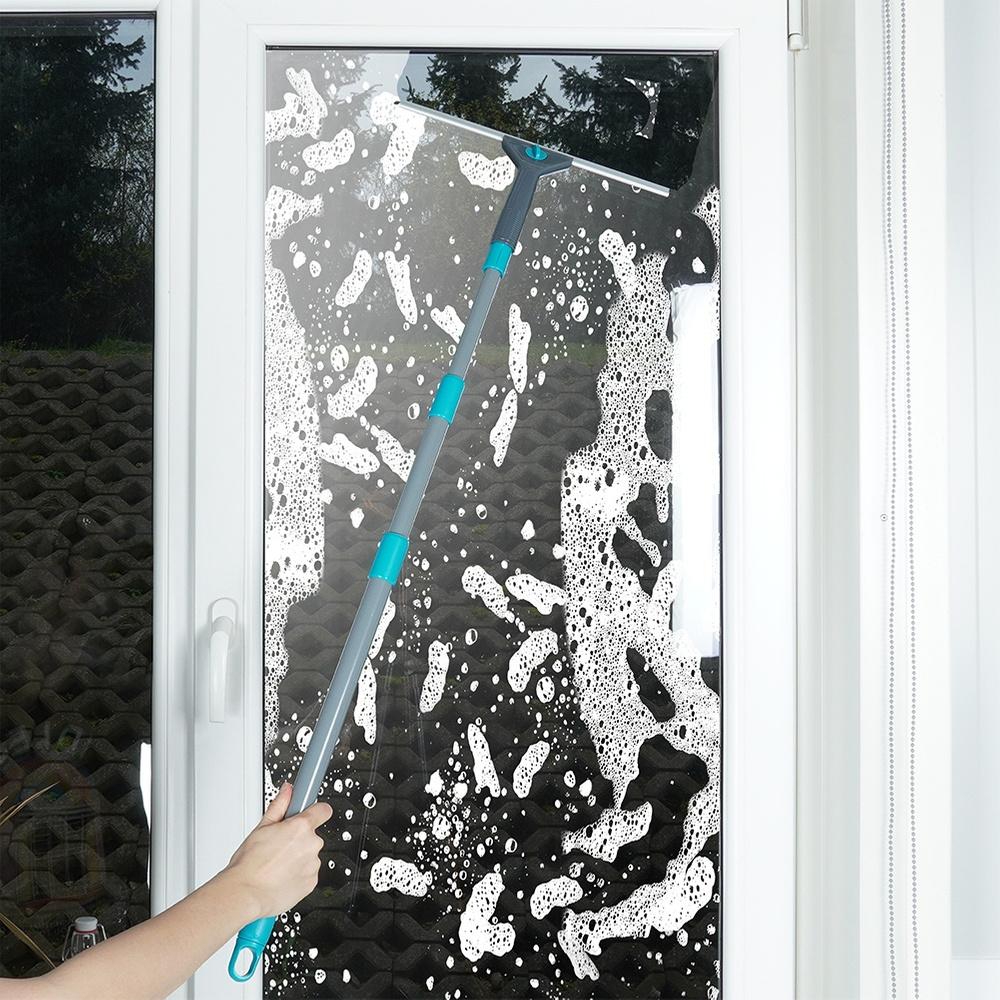 Telescopic Window Mop with Squeegee 57-128 Cm 4 Pcs.