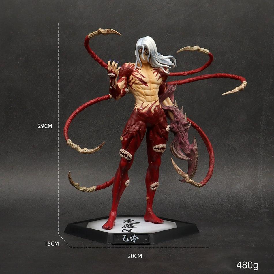 Anime Demon Slayer Kimetsu No Yaiba Figur Giyuutarou Daki Kokushibo Tsugikuni Yoriichi Douma Inosuke Actionfiguren Modell Spielzeug