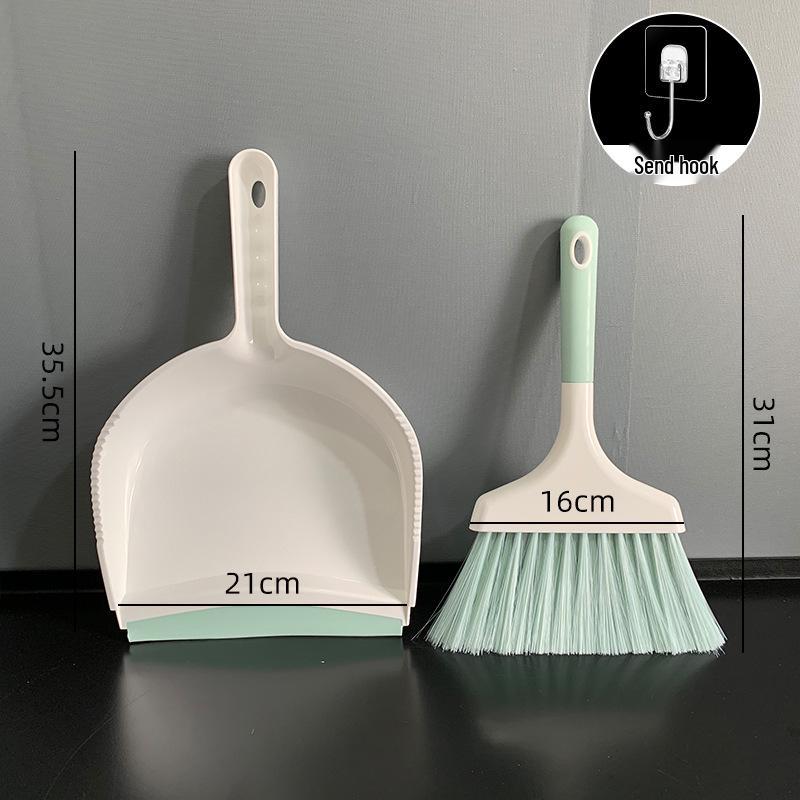 Compact Desk Dustpan and Broom Set for Window and Desktop Cleaning