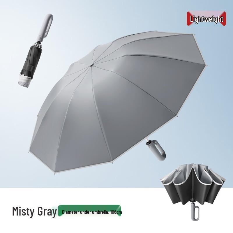 OEING Oversized Reflective Reverse Folding Umbrella
