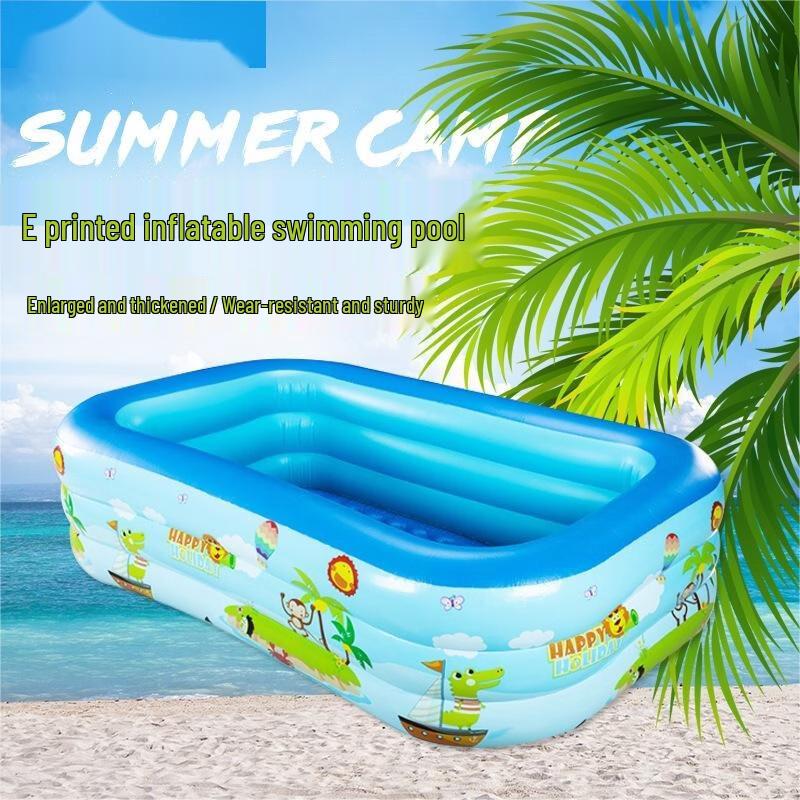 WEZHO Inflatable Kids Swimming Pool