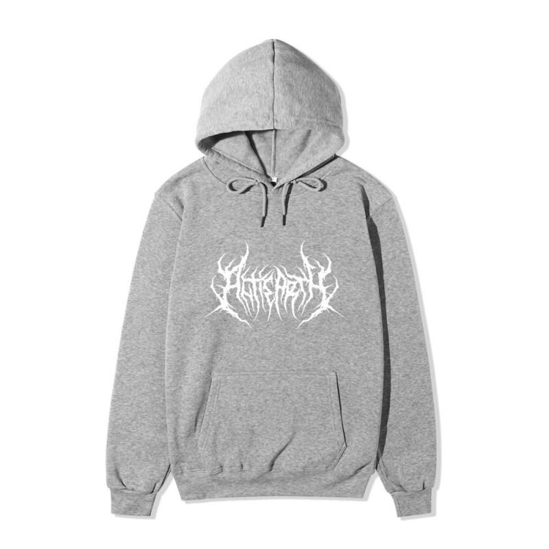 Unisex Gothic Hoodie Oversized Streetwear Hip Hop Harajuku Style Cotton Long Sleeve Sweatshirt Teens