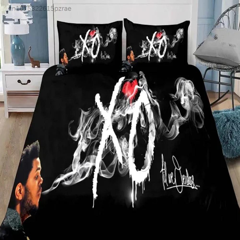 XO The Weeknd Set Biancheria da Letto Set Esclusivo per il Letto Copripiumino Set Copripiumino Set Biancheria da Letto Lusso Regalo di Compleanno