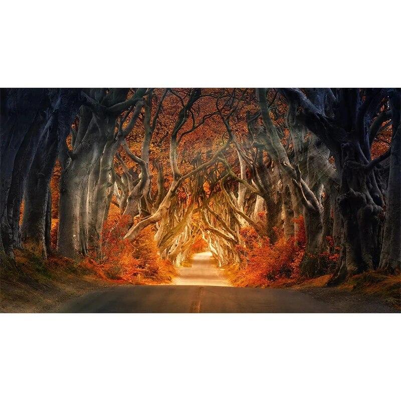 

Красивий пейзаж Настінне мистецтво Картина Картина на полотні Декорація Настінні картини Вітальня Спальня Домашній декор 30x60CM NO FRAME шоколадний