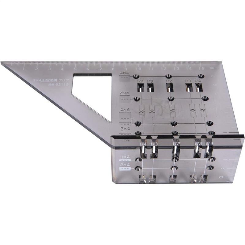 

Woodworking Square Professional Precise Engineering Ruler Multifunctional Triangular Scales Hand Tools For Beginners Home Users China Mainland